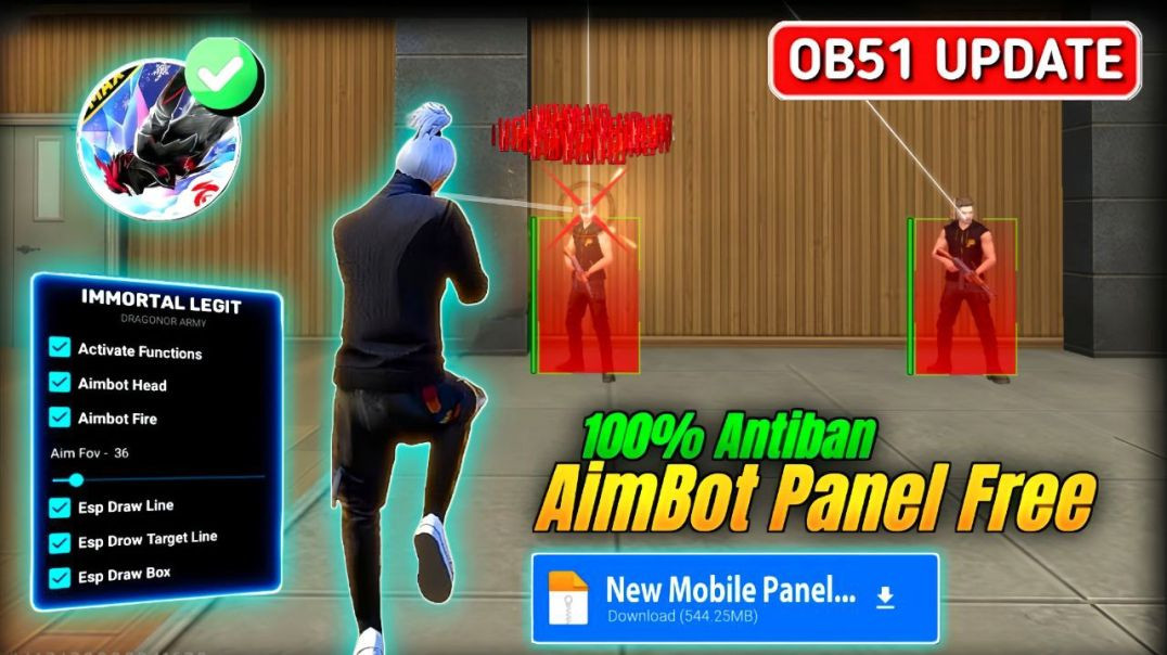 ⁣Free fire Headshot Hack || Panel for mobile FF 🔥 Free Fire panel || Meta Data file + Shop location