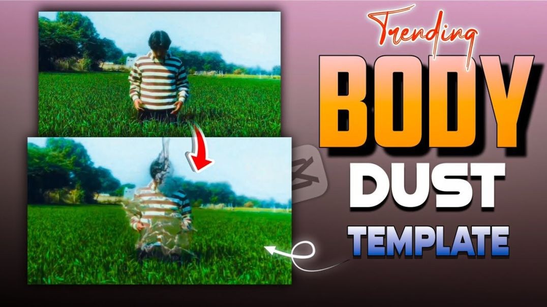 ⁣Instagram Trending Body Dust Explosion Effect Reels Editing I Into Stardust Effect Capcut Template