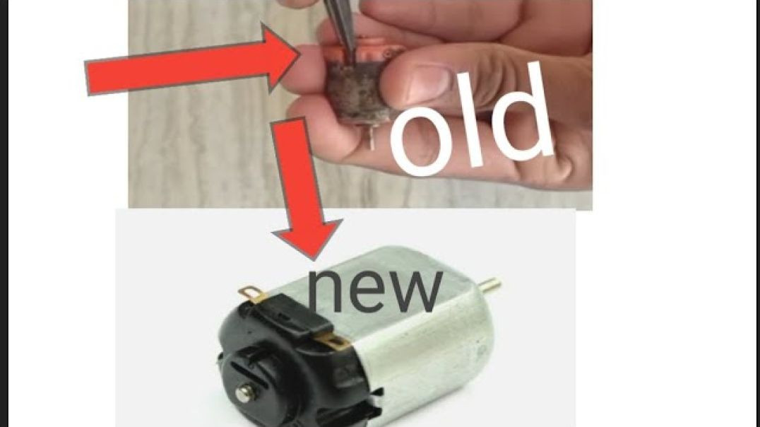 ⁣Dc motor repair