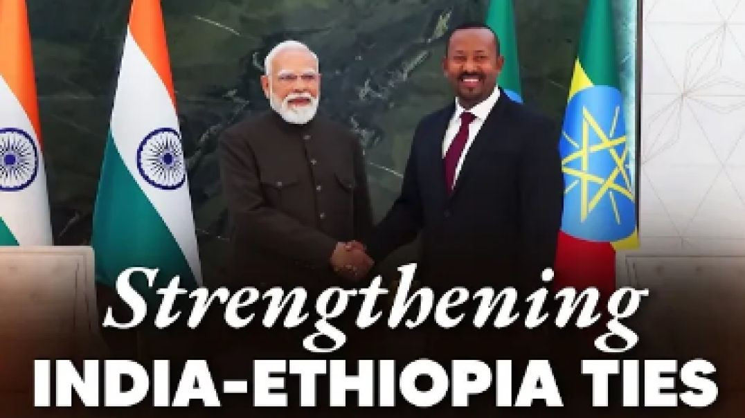 ⁣PM Modi meets Ethiopian PM Abiy Ahmed Ali