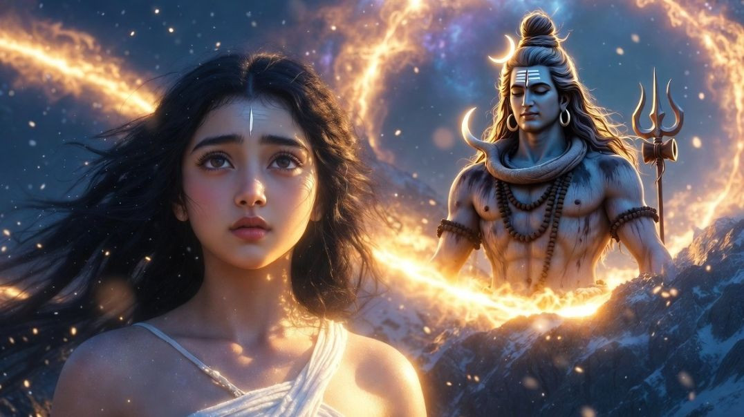 ⁣डमरू बाजे डम-डम | Shiv Gauri Love Story | Mahadev Bhakti Video