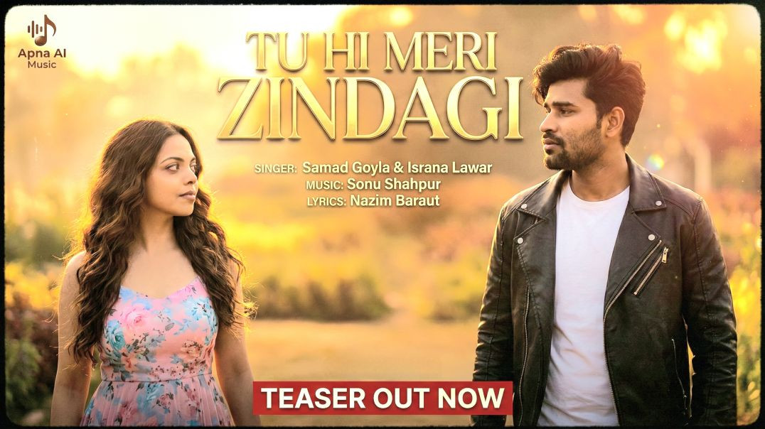 ⁣Tu Hi Meri Jindagi - Teaser | New Love Song 2025 |samad  Goela & Israna Lawar | Sonu Shahpur