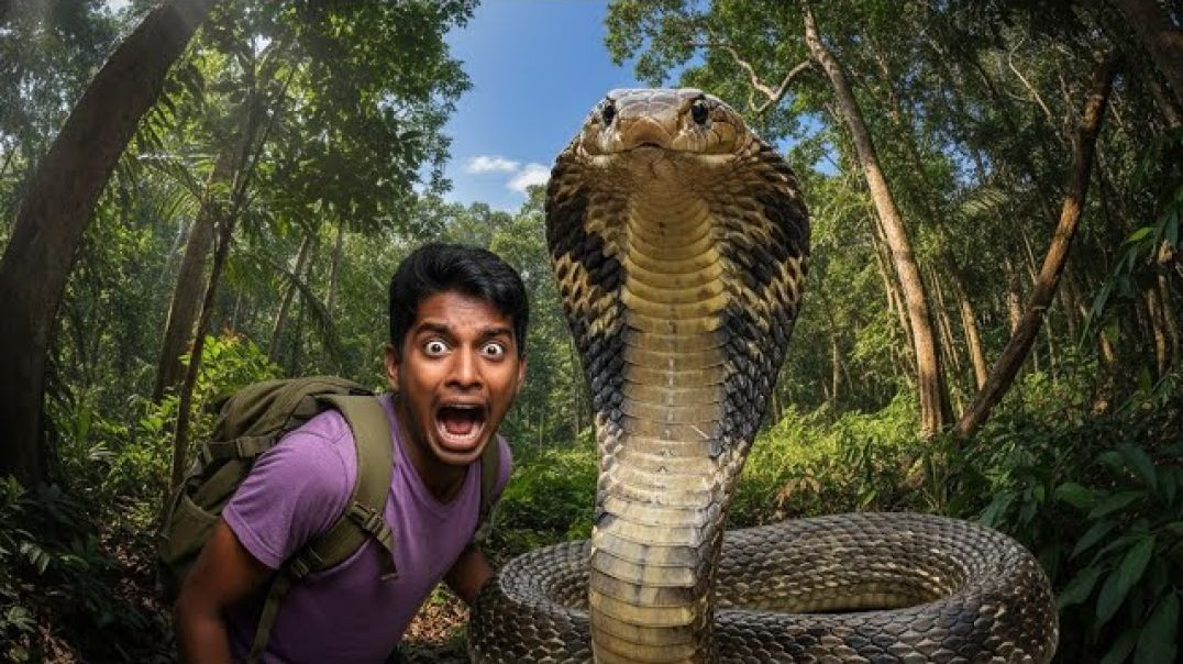 ⁣A Young Man Survive in Forest | saamp wala video / saamp wala film | Ak film International