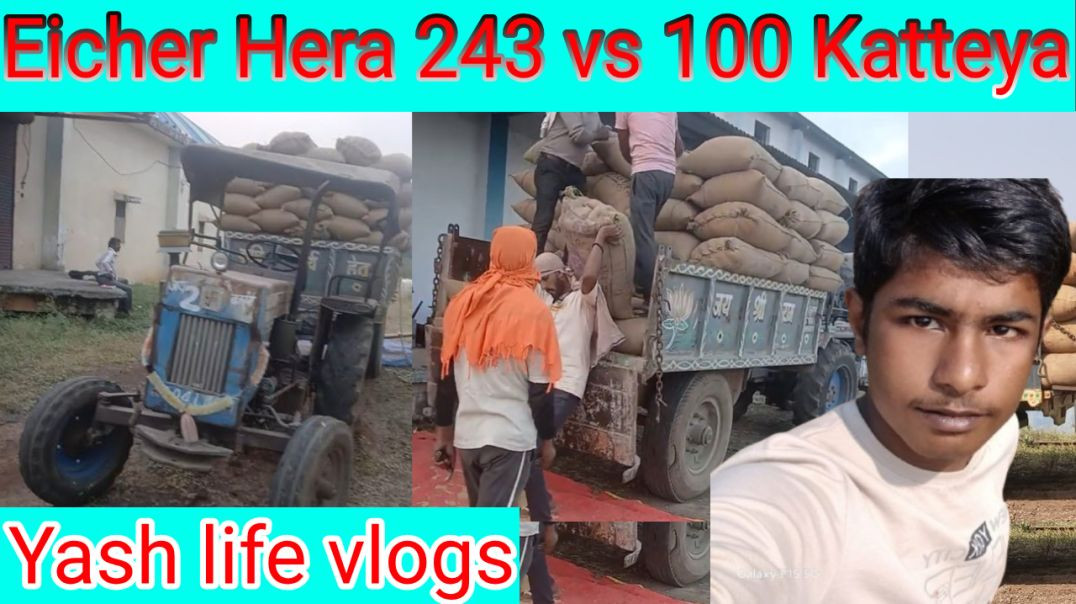 ⁣🔥 “Ganj Basoda Mandi में Eicher Hera 243 का हंगामा! | Full Viral Video | Yash Life Vlogs”