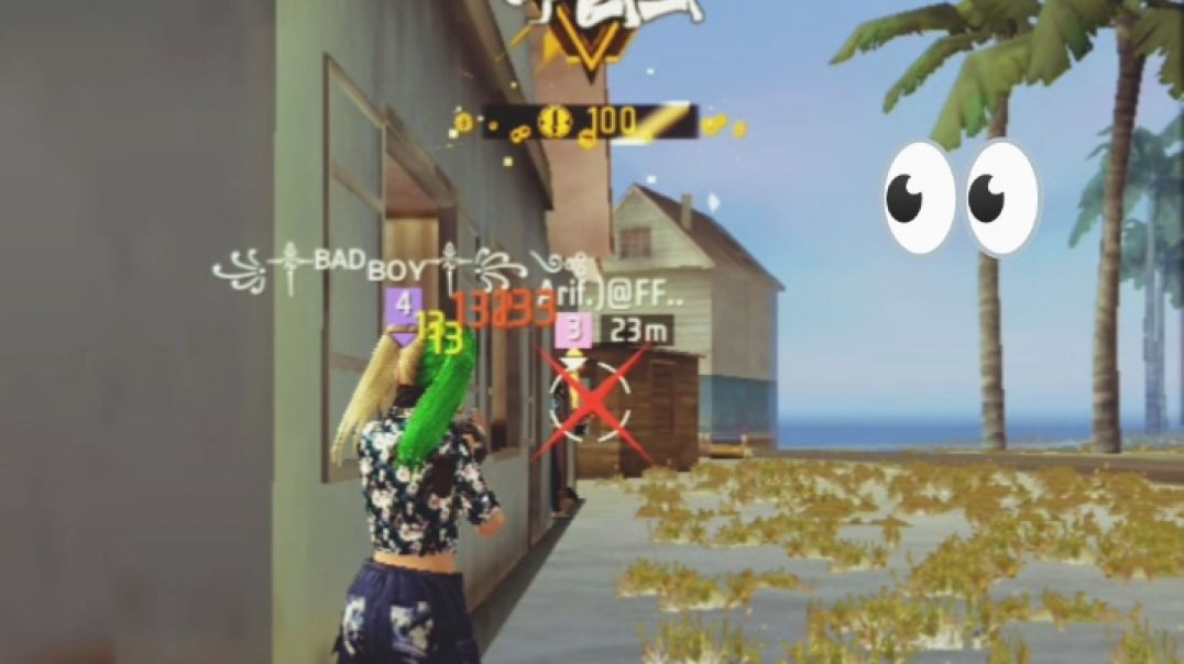 ⁣1VS 4 FF HEADSHOT 🎯