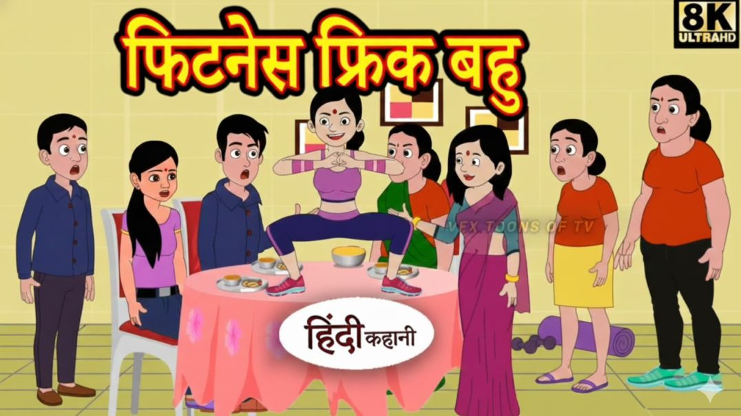 ⁣Fitness freak bahu | Stories in Hindi | Kahani | Bedtime Stories |Fairy Tales |Moral Story