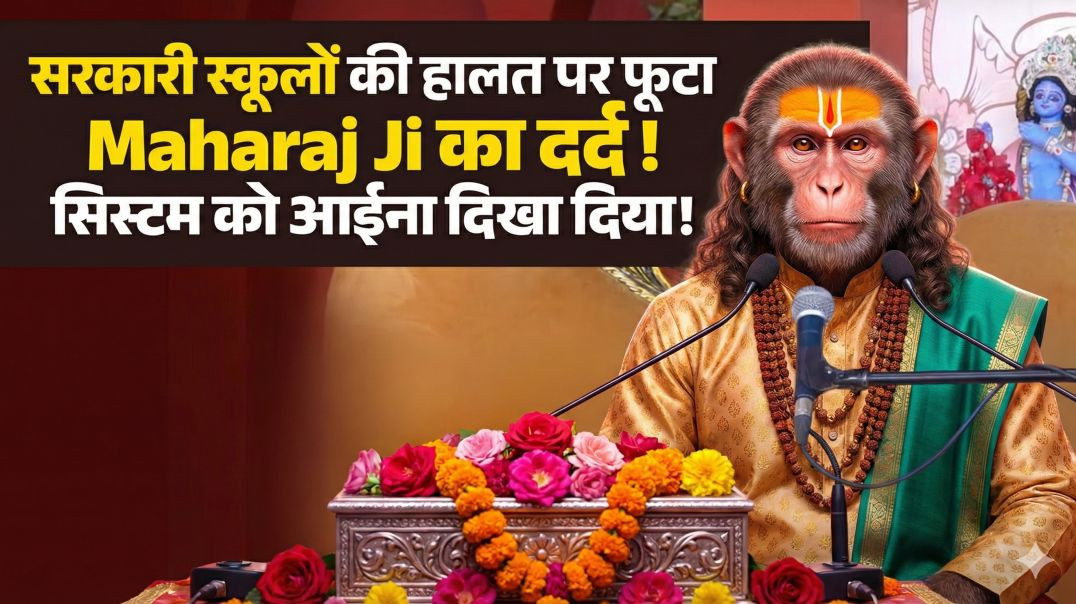 ⁣😱 सरकारी स्कूलों की हालत देख कर फूट पड़ा Maharaj Ji का दर्द | सिस्टम की सच्चाई हिला देगी
