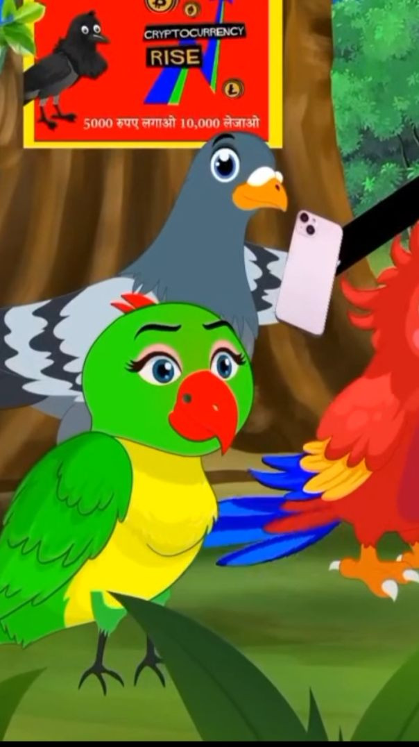 चिड़िया का गोबर का घर 🏠🐤 shivi I l u