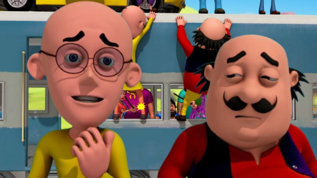 ⁣Motu Patalu Ko train se Dhakka maar ke nikal Diya | Motu Patalu