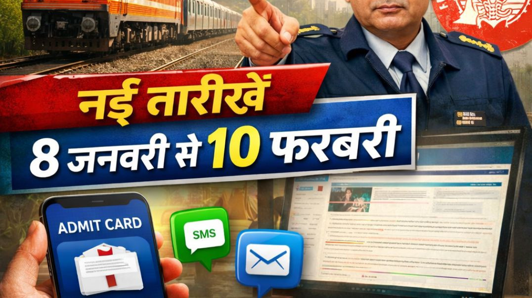 ⁣RRB Group D 2026 Exam New Date 🔔 | Railway Official Update | CBT Schedule