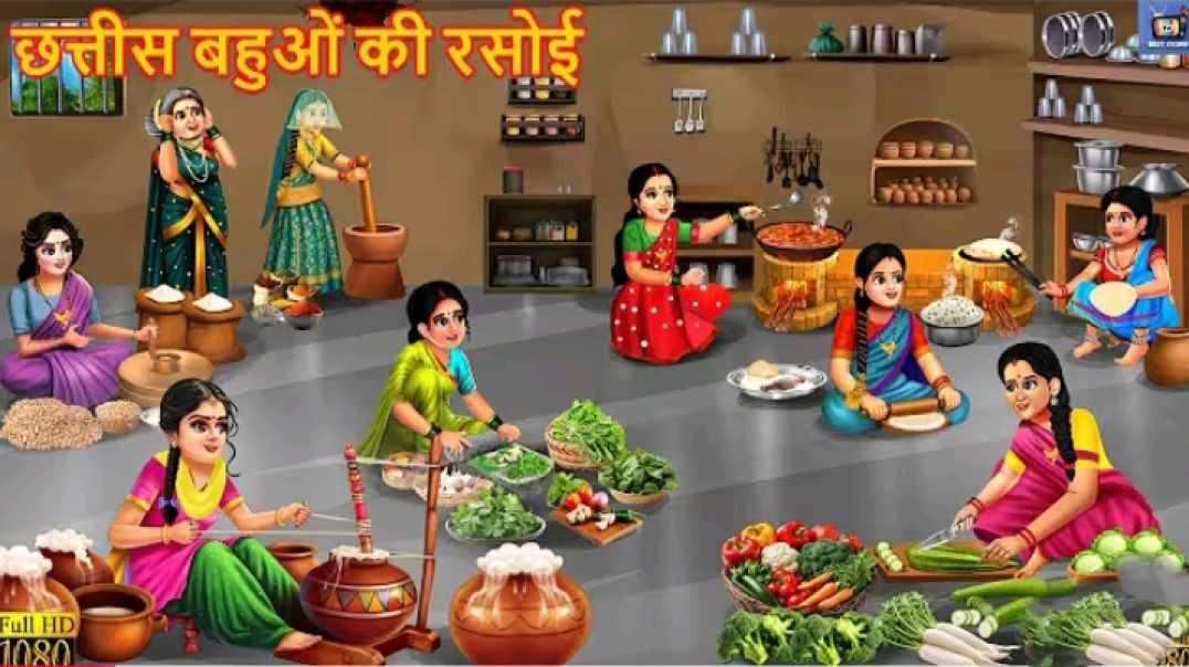 छत्तीस_बहुओं_की_रसोई___Chattis_Bahuon_Ki_Rasoi___Hindi_Kahani___Moral_Stories___Hindi_Cartoon__Story