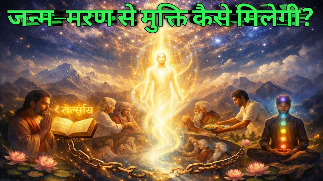 ⁣जन्म–मरण से मुक्ति कैसे मिलेगी? ! How can one attain liberation from birth and death?