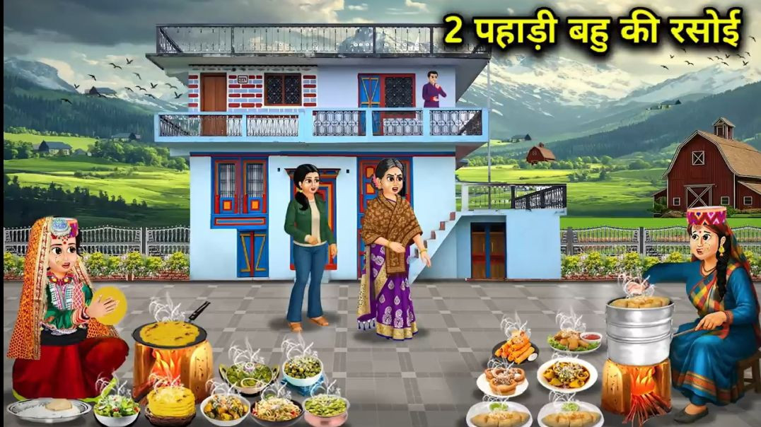 ⁣2_पहाड़ी_बहु_की_रसोई__2_Pahadi_Bahu_s_Kitchen__Hindi_cartoon_stories(720p)