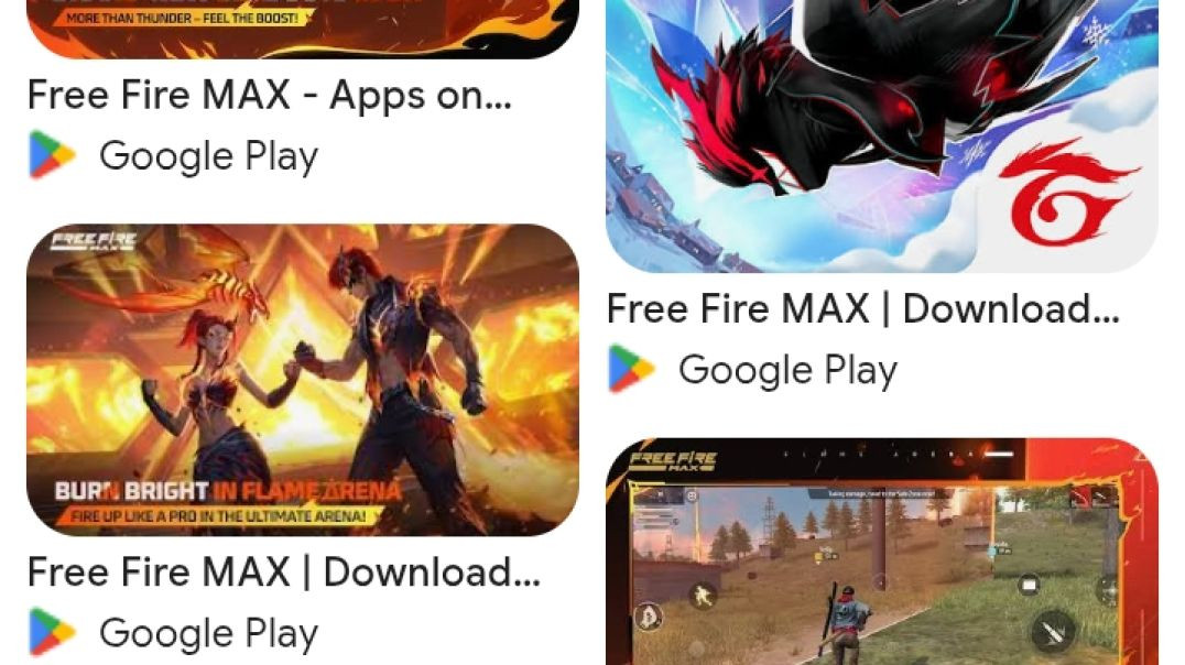 ⁣Free fire max play video