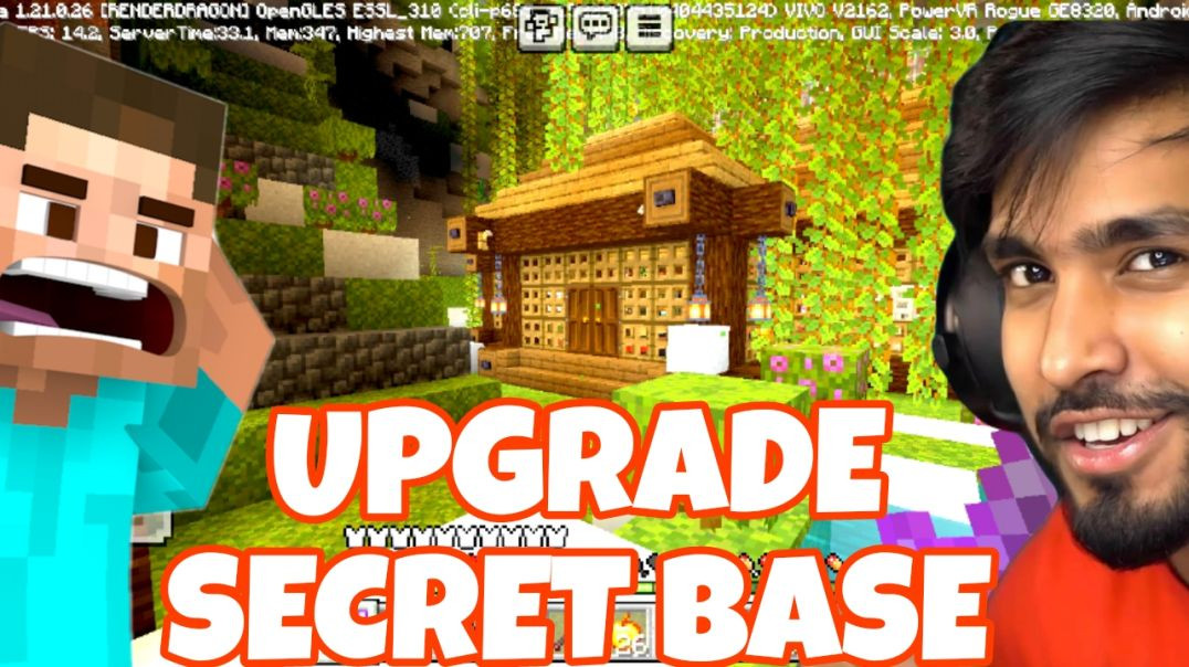 ⁣Minecraft Survival series upgrated SECRET BASE NEXOGAMING