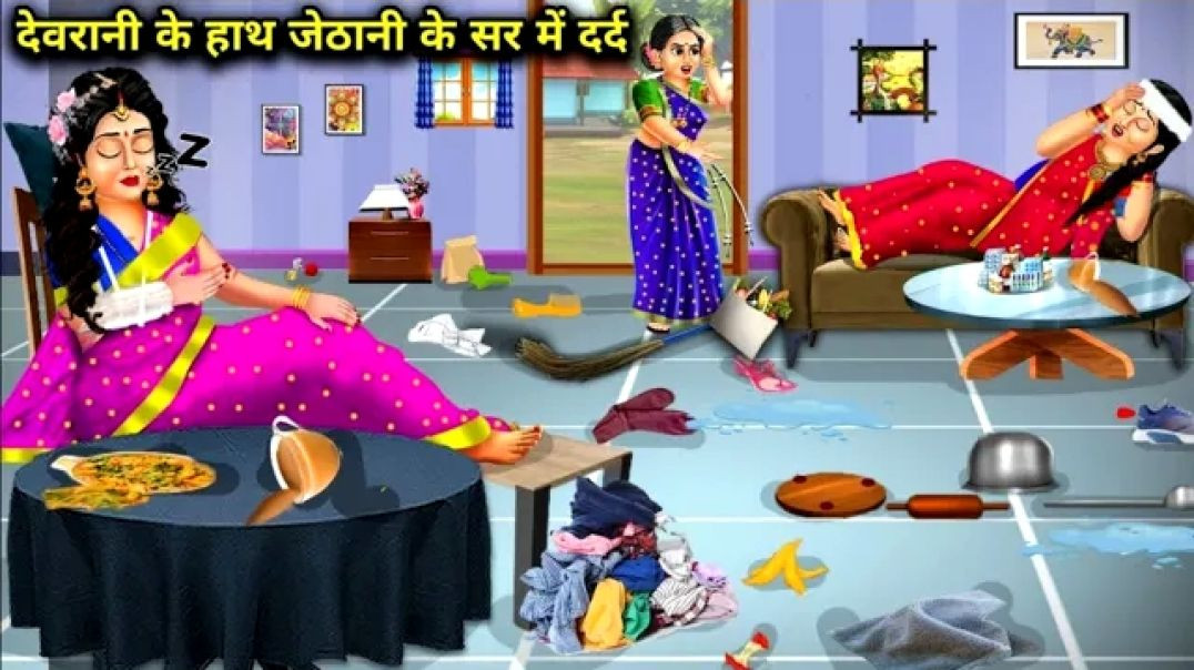 देवरानी के हाथ जेठानी के सिर में दर्द