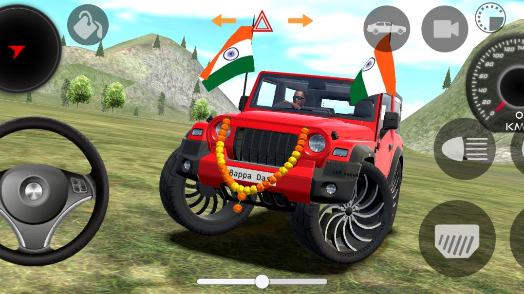 ⁣Modified Mahindra Thar😈Car Games:Indian Car(Gadi Wala Games)-Thar Game Android Gameplay -2025