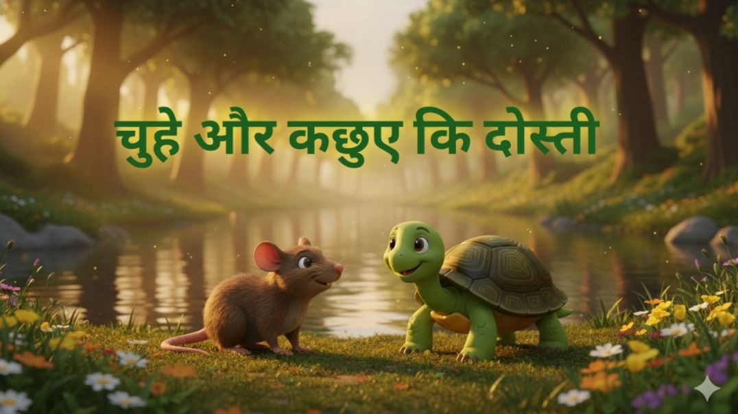 ⁣चुहे और कछुए कि दोस्ती हिंदी कहानी