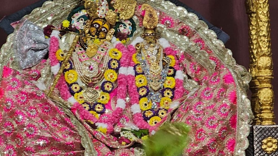 ⁣राधारानी जी की सुबह की आरती #बरसाना #radharani