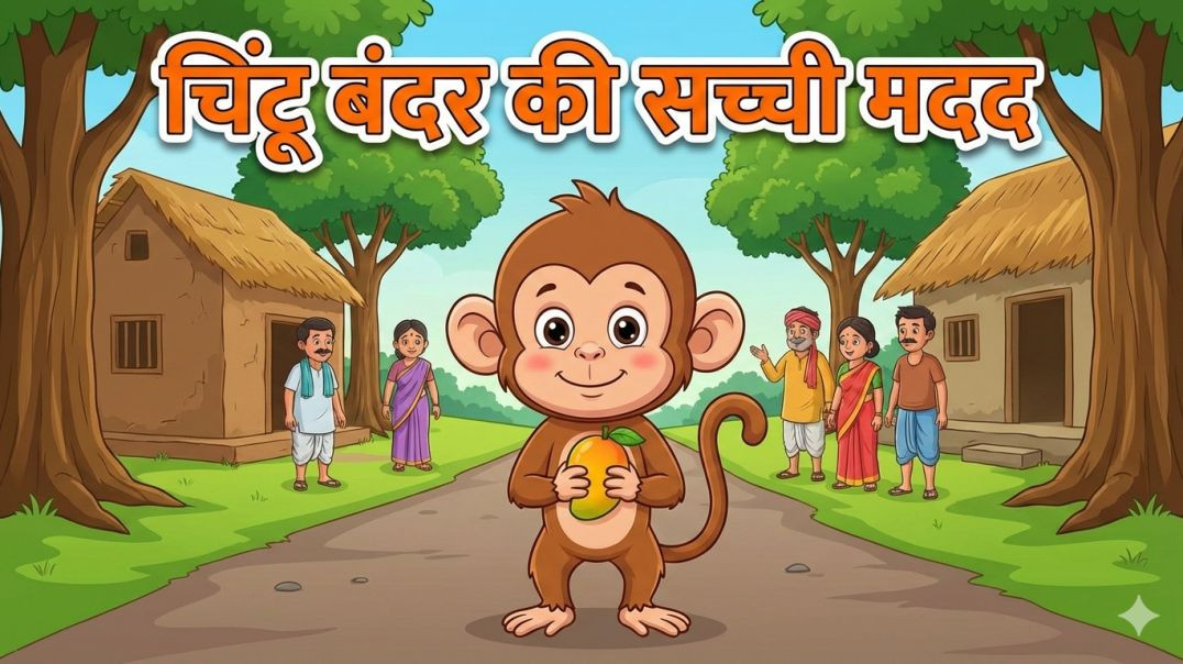 ⁣🐒 चिंटू बंदर की सच्ची मदद