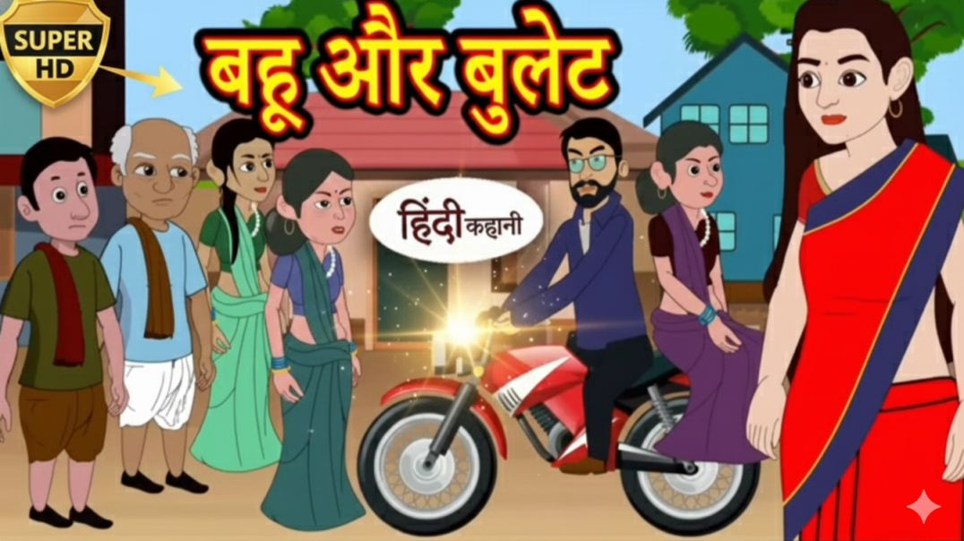 ⁣Bahu or bullet | Stories in Hindi | Kahani | Bedtime Stories |Fairy Tales |Moral Story‎