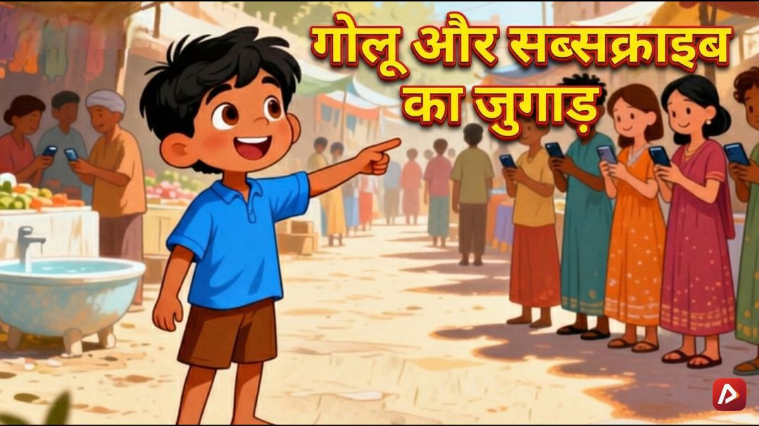 ⁣गोलू और सब्सक्राइब का जुगाड़ । Golu and the subscription scheme.Hindi Kahani | Moral Stories| Hindi 