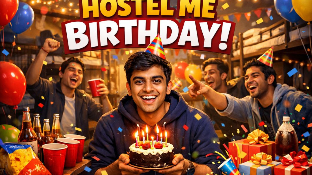 ⁣Hostel  Ka  Barthday  Party  🍫🍫🪇🪇🪇  Hostel  me dost ka barthday per #viral video #hariompal @officia
