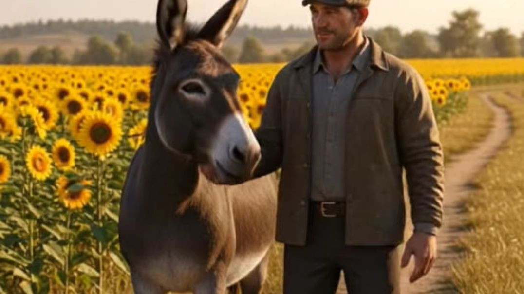 ⁣The donkey 🐴 king video