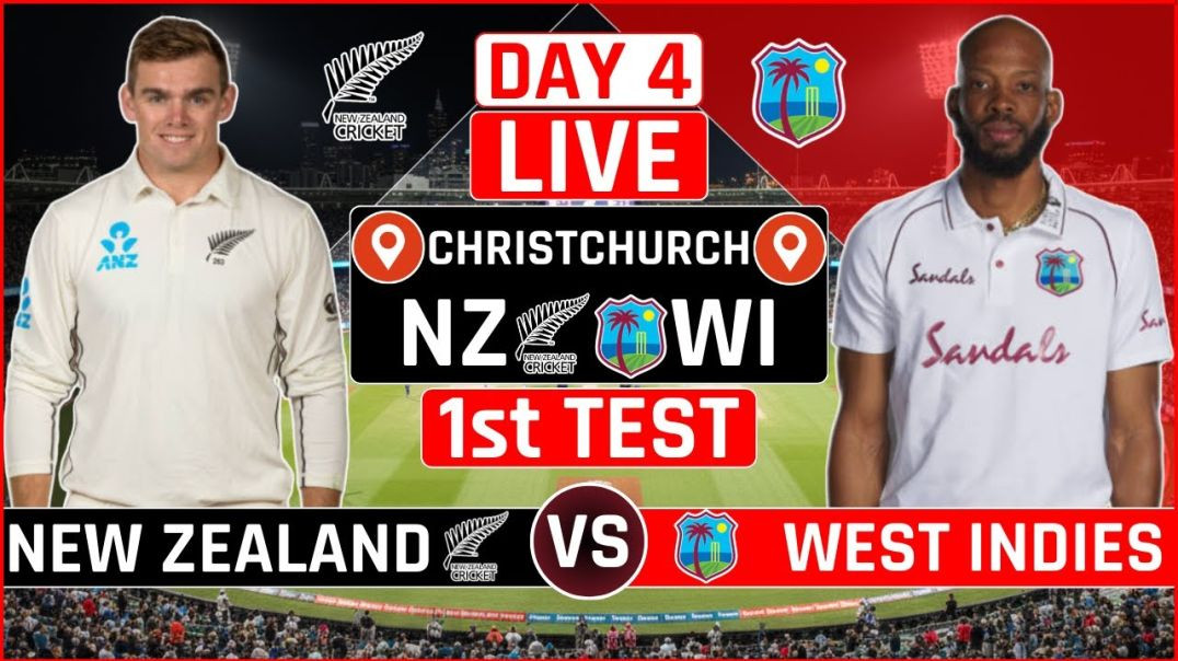 ⁣NZ vs WI _ 1st Test Day 4 _ Highlights _