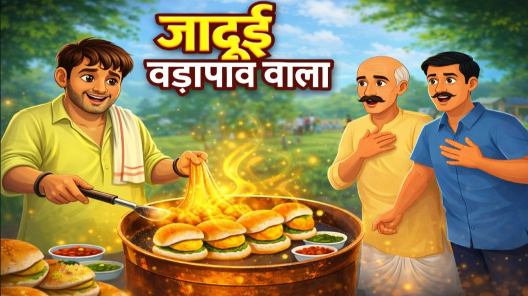 ⁣गरीब वडापाव वाले का चमत्कार 😱 _ The Magical Vada Pav vs Royal Hotel _ Hindi Moral Story
