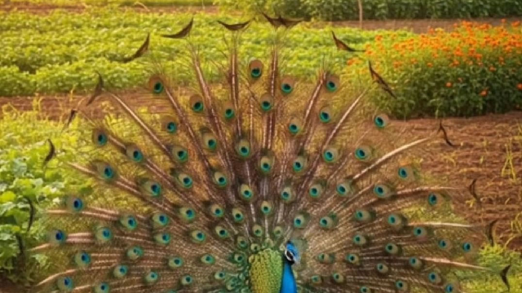 ⁣मयूर कितने खुश हैं । Peacock Dance #shoersvideo#peacock