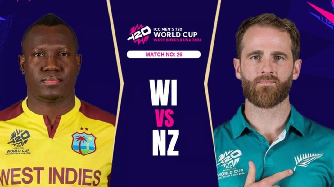 ⁣WI vs NZ live cricket