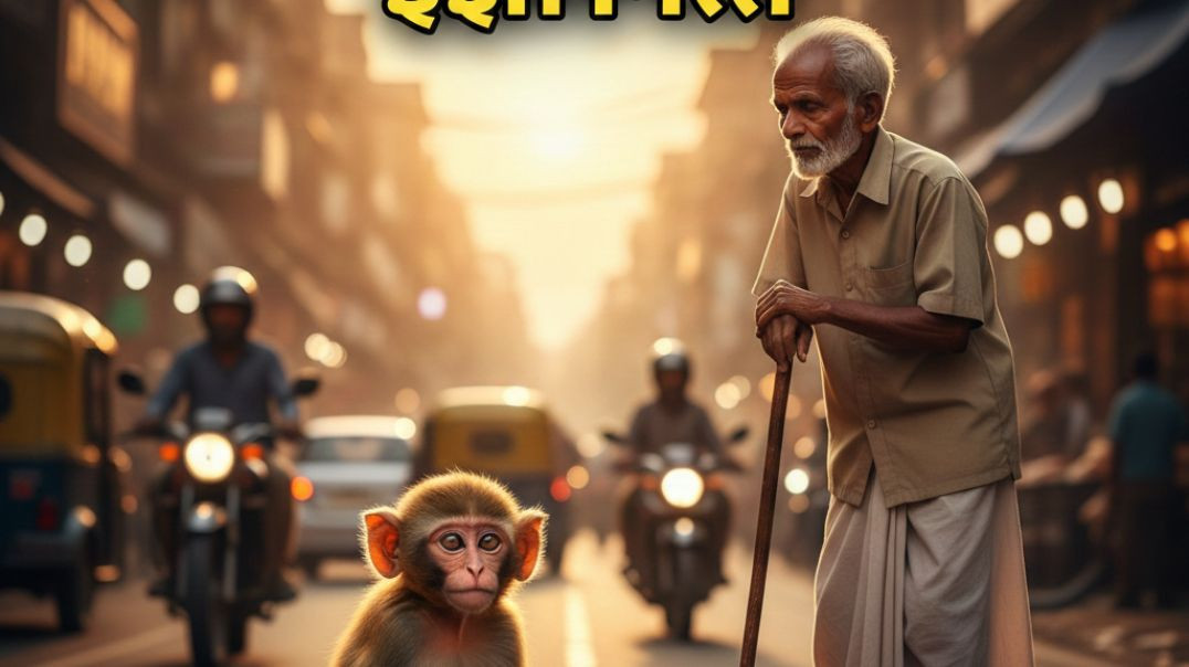 ⁣🐒 मासूम बंदर की बड़ी इंसानियत🐒