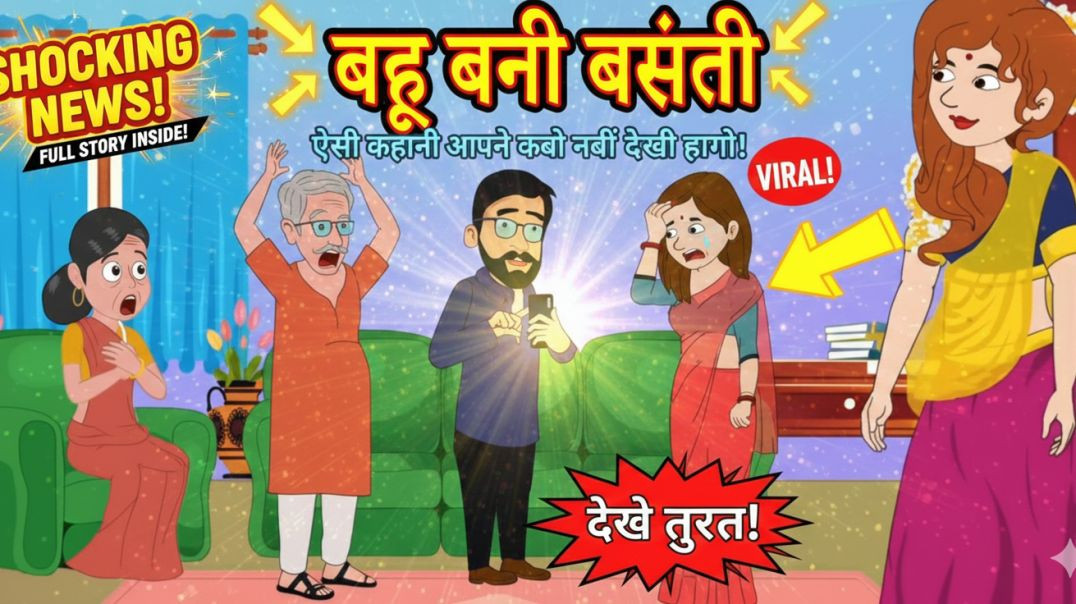 ⁣bahu bani vasanti | Stories in Hindi | Kahani | Bedtime Stories |Fairy Tales |Moral Story‎
