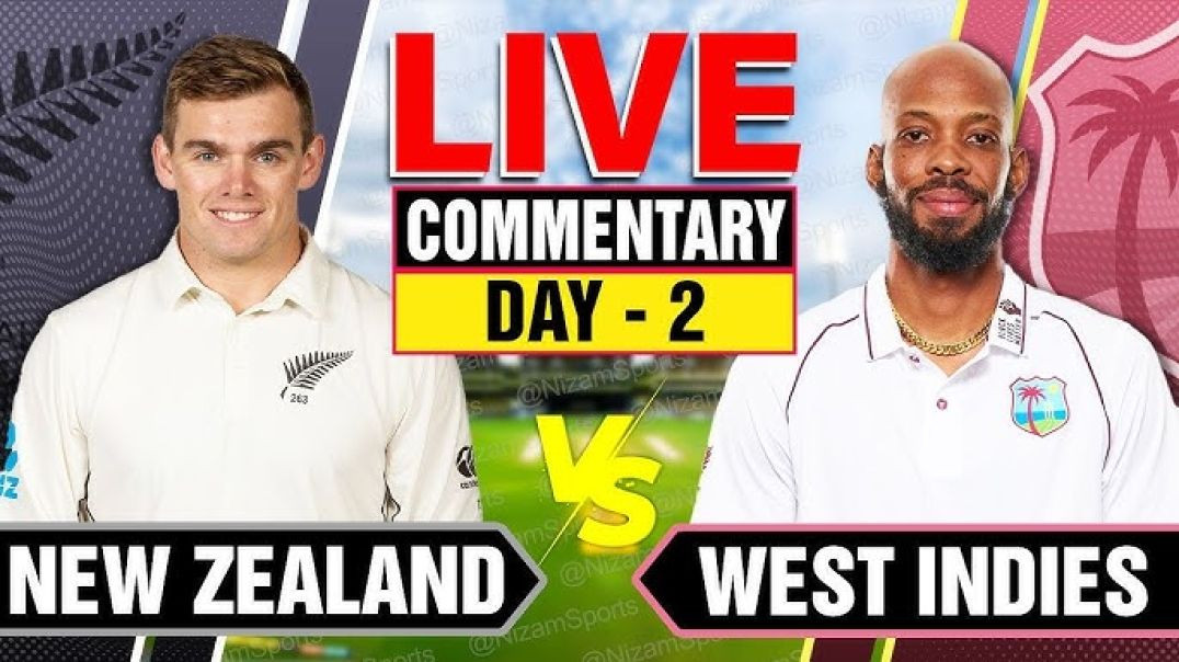 ⁣NZ vs WI _ 2nd Test Day 2 _ Highlights _