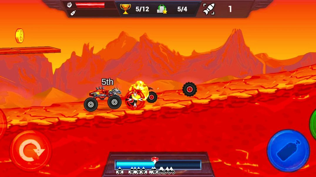 ⁣MAD truck game level 11