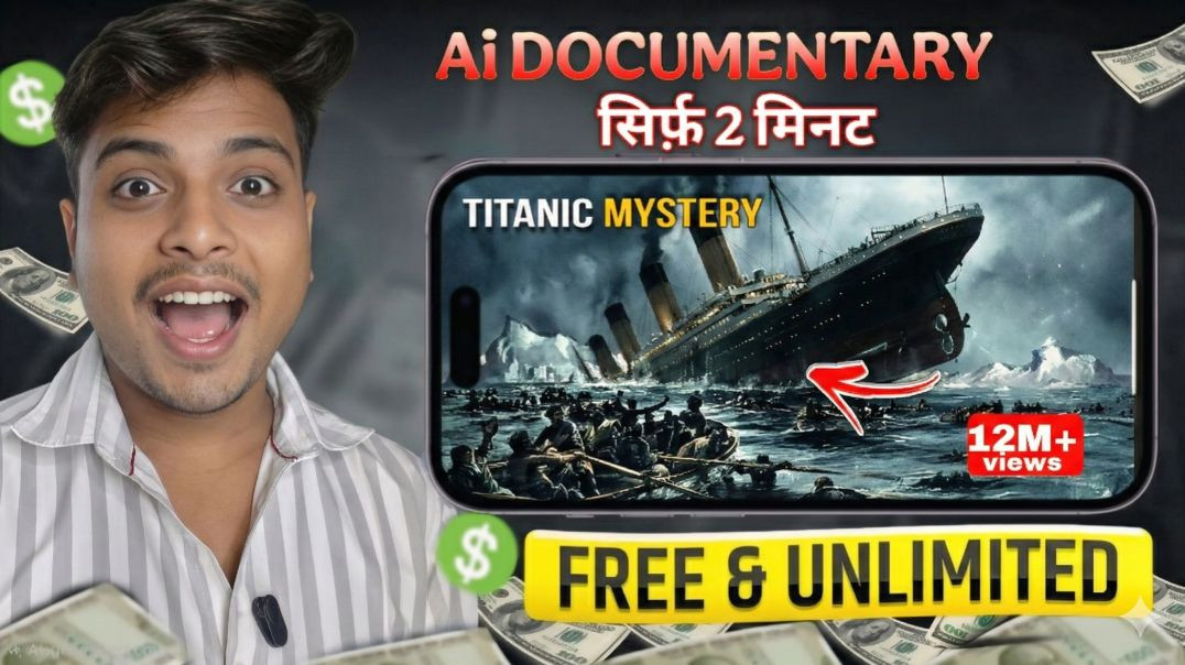 ⁣AI DOCUMENTARY VIDEOS KAISE BANAYE