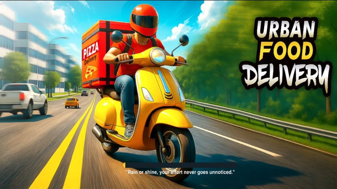 ⁣Urban Food Delivery 🚚 Gameplay