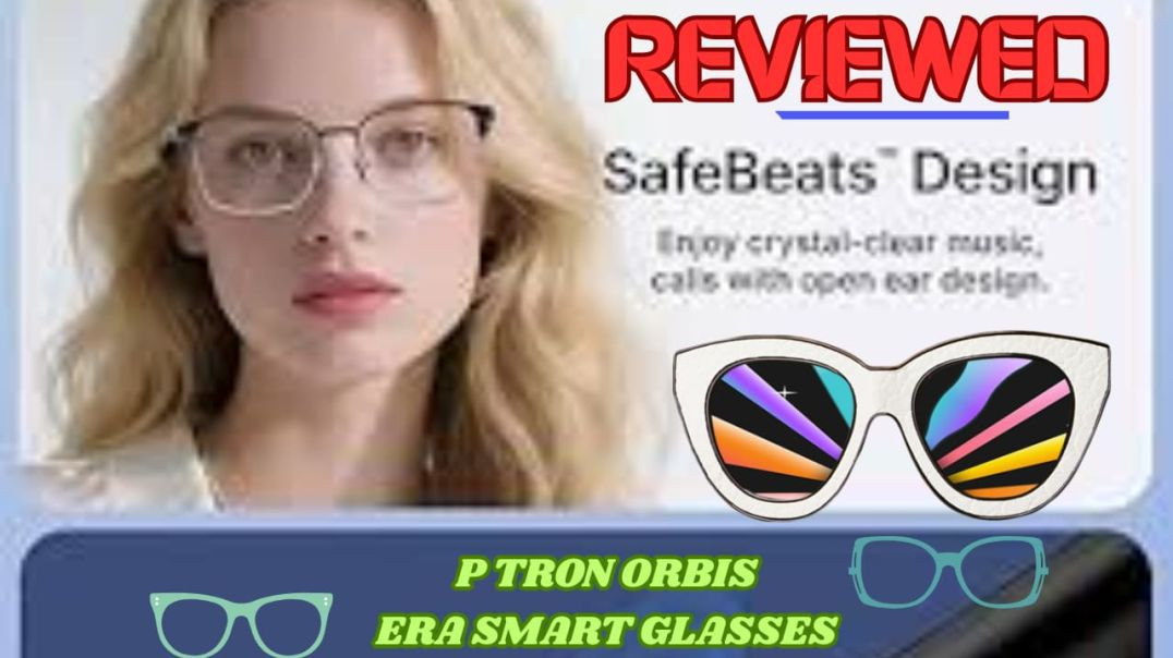 p Tron Smart Glasses: Budget-friendly smart glasses with Bluetooth audio and calling.