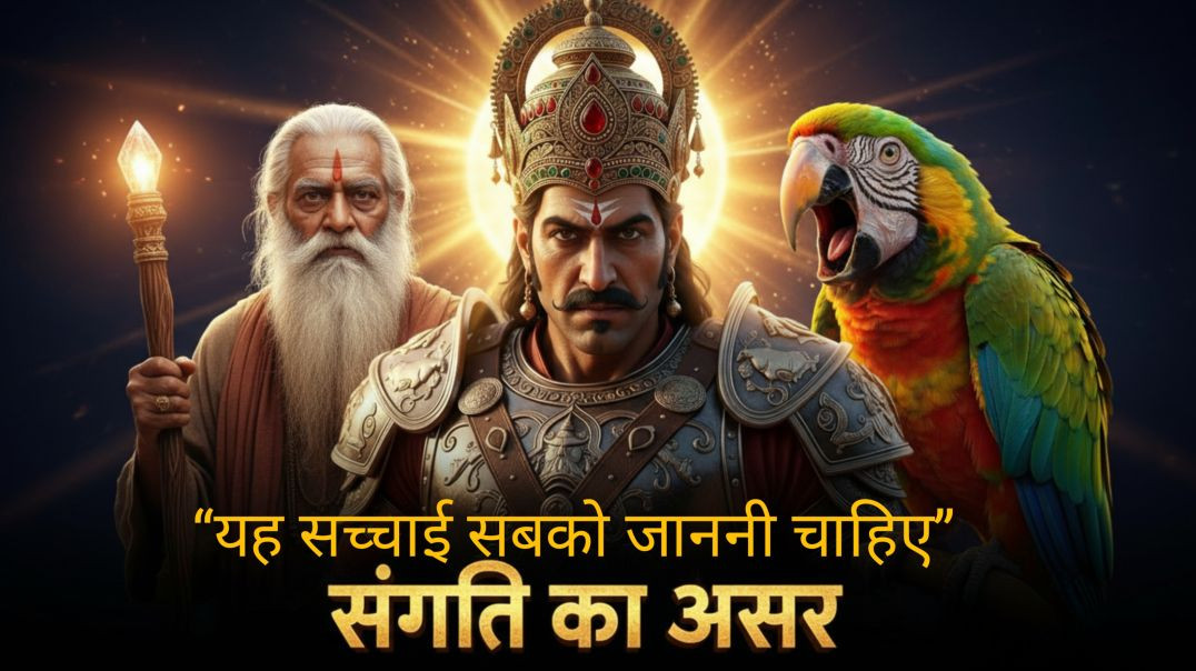 ⁣संगति का असर | राजा और दो तोतों की प्रेरक कहानी | Moral Story in Hindi