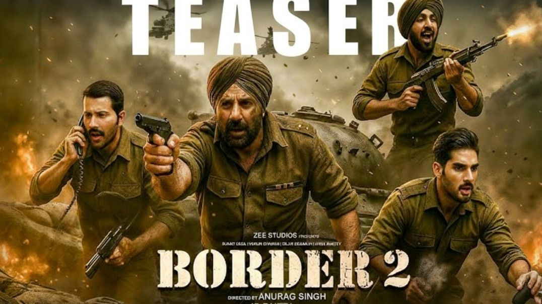 ⁣Border 2 Teaser Review | Sunny Deol | Varun Dhawan | Diljit Dosanjh | Ahan Shetty