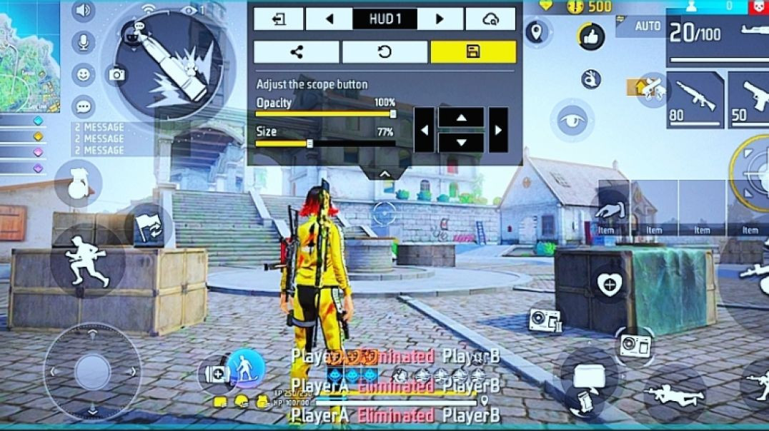 ⁣Free fire game 🎮