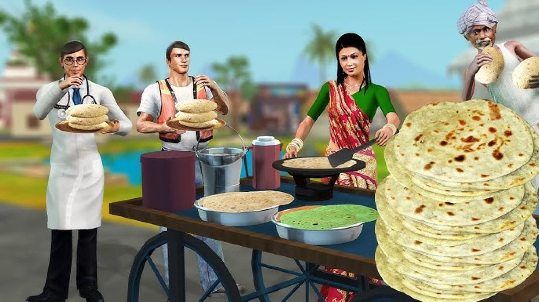 रोटी वाली की सफलता Hindi Kahaniya हिंदी कहानी  Moral Stories _ Panchatantra