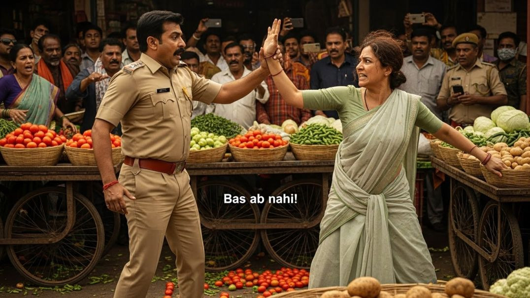 ⁣Tu Sirf Sabji Wali Hai!” Inspector Ki Beizzati… Phir DM Ne Aisa Kiya Ki Kursi Hil Gayi