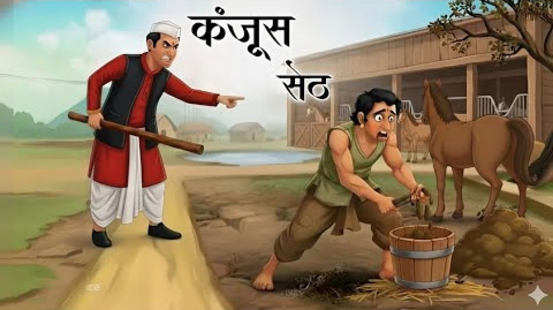⁣कंजूस सेठ | kanjus seth ki kahani | kanjus seth funny story