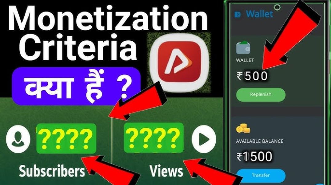 ⁣apnaTube Chanel monetization kaise kare