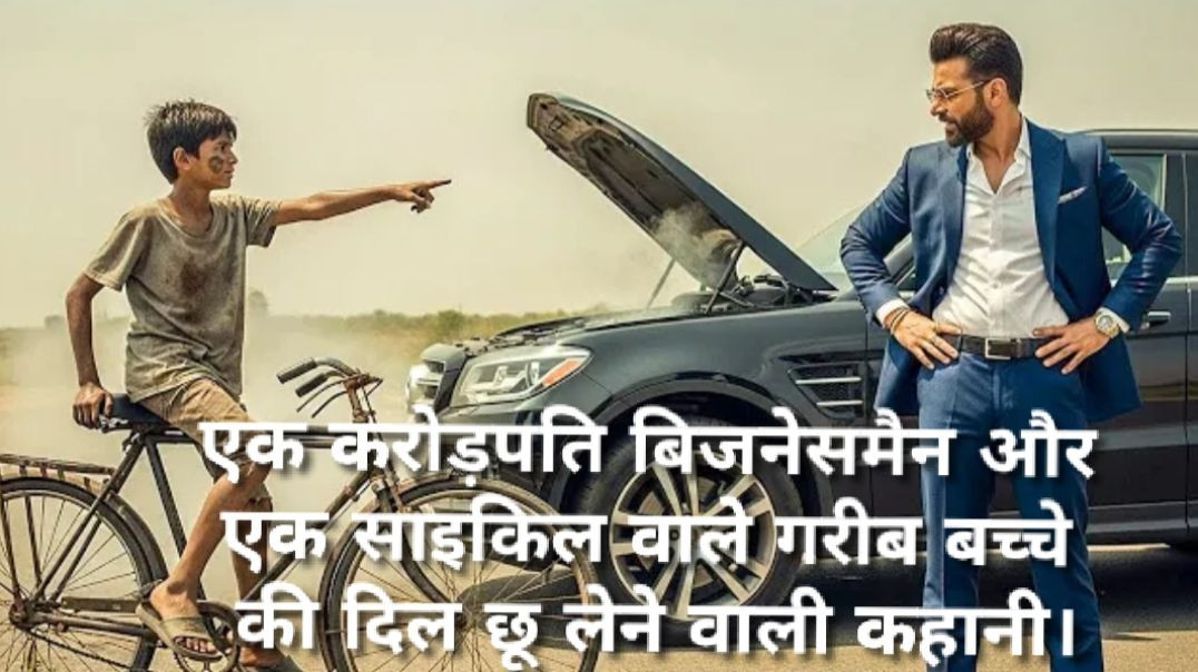 साइकिल_वाले_बच्चे_ने_कहा___साहब,_आपकी_कार_में_पेट्रोल_नहीं,_पानी_है_