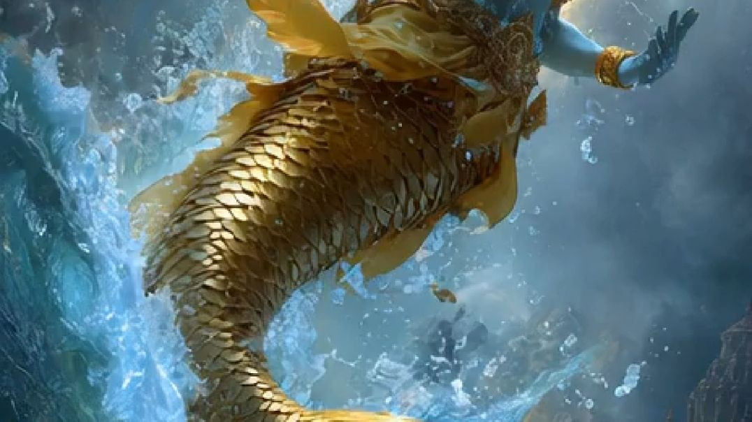 vishnu_in_matsya_avatar_half_divine_human