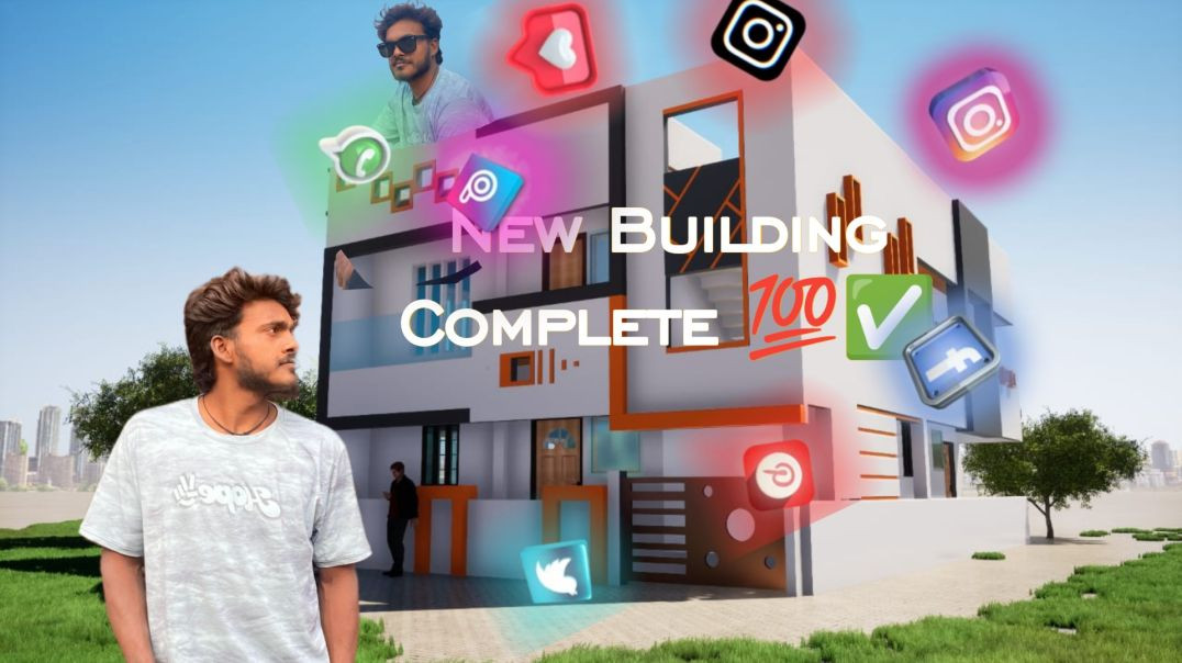 ⁣New Building Complete ✅ 🏫 | Naya Site 2026 Ghar | #2026kaghar #trending #PpKRTailsworker