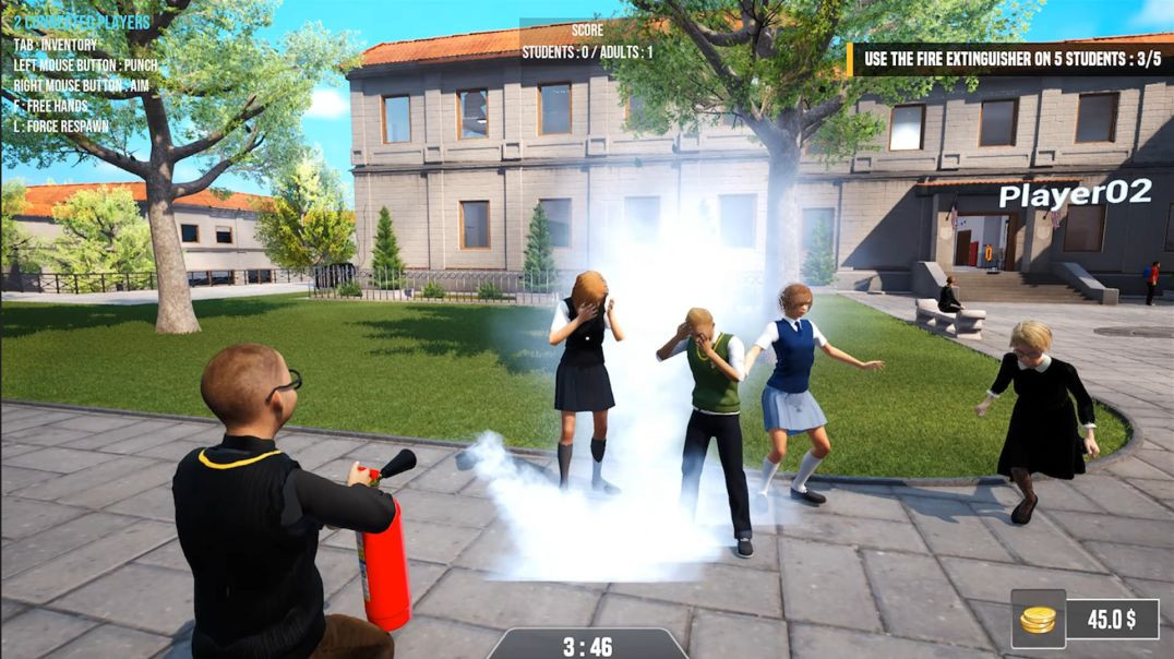 Bad guys at the school🎒📚